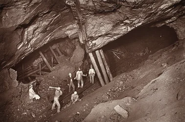 Die 70 Tramstraße, East Pool Mine, Illustration aus 