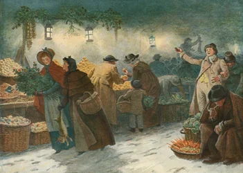 Einkaufen in London am Heiligabend