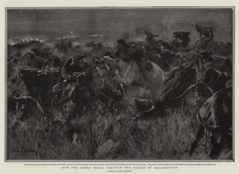 Wie die Buren die Ketten der Blockhäuser durchbrechen