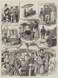 Skizzen bei der Henley Regatta