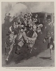 Die Ermordung des Schahs von Persien