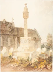 Denkmal auf einem Kirchhof