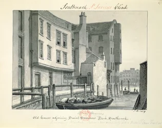 Alte Häuser neben St. Saviour