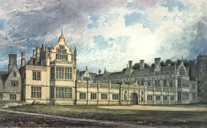 Rushton Hall, Northamptonshire: Ansicht von Südosten