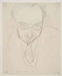 Der Geograph, Professor G. Hatt. Brustbild en face.