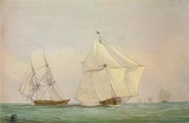 Leith Smack Running Up Swim, Oktober, 1838