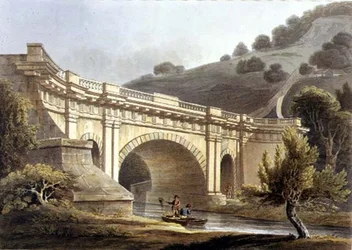 Aquäduktbrücke, Claverton, aus 