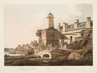 Paris, Feuerwehr, Illustration aus Versailles, Paris und Saint Denis, veröffentlicht 1809
