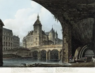 Paris: Le Pont au Change - in „Paris vu par J.C. Mats“