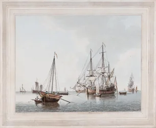 Schiffe in ruhiger See