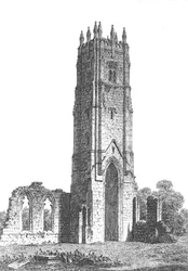 Grey Friars Tower, Richmond, North Yorkshire, ca. 1800-1833