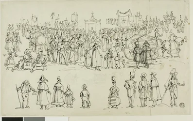 Religiöses Fest in Nordfrankreich, möglicherweise Normandie