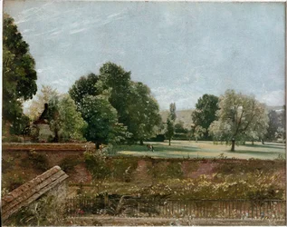 Ein Blick auf Salisbury, aus der Bibliothek von Archidiakon Fishers Haus