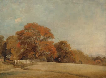 Eine herbstliche Landschaft in East Bergholt, um 1805-08