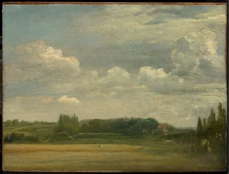 East Bergholt Common, Blick in Richtung Pfarrhaus