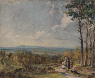Hampstead Heath Blick Richtung Harrow, 1821