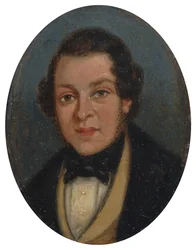 Miniatur: Porträt von Abram Constable, Bruder des Künstlers