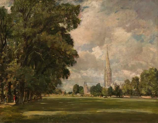 Kathedrale von Salisbury vom Lower Marsh Close
