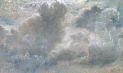 Studie von Kumuluswolken, 1822