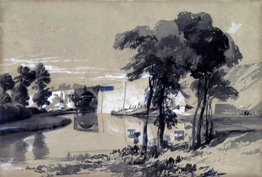 Kanalbrücke, Pitstone, Buckinghamshire, Oktober 1837