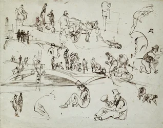 Bau der London- und Birmingham-Eisenbahn, ca. 1835