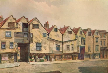 Alte Mietshäuser in der Bermondsey Street, Bermondsey, London, 1886-1926