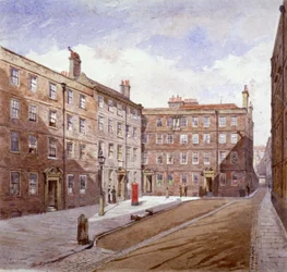 Ansicht von Brick Court, Middle Temple, London, 1882
