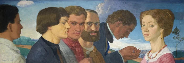 Einige spätere Primitive und Madame Tisceron, 1912