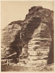 Felsen bei Livermead in der Nähe von Torquay, England, um 1852