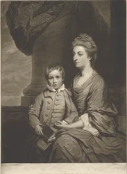 Elizabeth, Gräfin von Pembroke, und der Rt. Honble. George, Lord Herbert