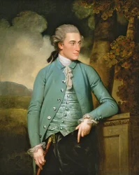 Porträt von John Mortlock aus Cambridge und Abington Hall, Great Abington, Cambridgeshire, 1779