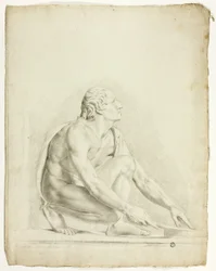 Antike Statue: der Messerschleifer
