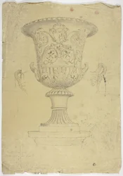 Antike monumentale Vase