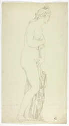 Antike Statue der stehenden Venus