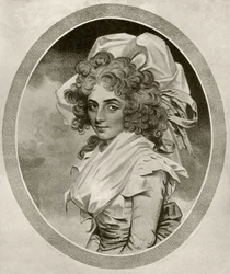 Sarah Siddons, graviert von Peltro W. Tomkins, aus 