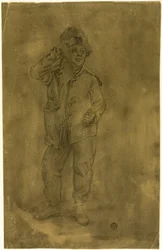 Stehender Junge