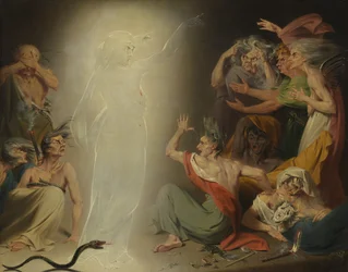 Der Geist von Klytaimnestra weckt die Furien