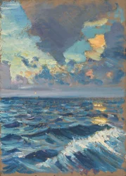 Meereslandschaft, spätes 19. Jahrhundert - mittleres 20. Jahrhundert