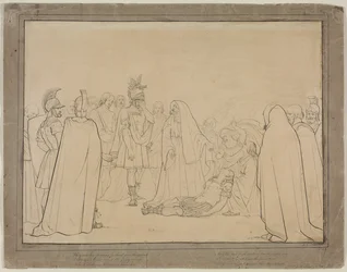 Aeneas zeigt den Körper von Pallas aus Vergils "Aeneis"