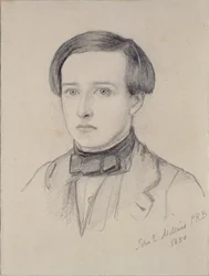 Porträt von Charles Allston Collins, 1850