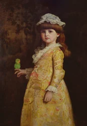 Porträt von Miss Margaret Millais, 1883
