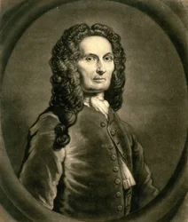 Porträt des französischen Mathematikers Abraham de Moivre