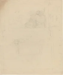 Entwürfe für ein Denkmal für Sir William Jones (?)