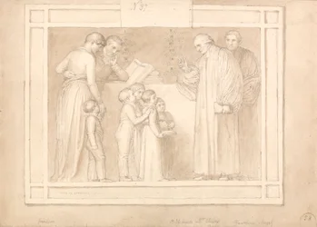 Studie für ein Denkmal für den Reverend John Clowes