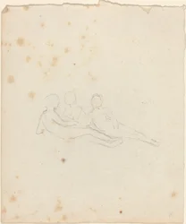 Drei liegende Frauenfiguren