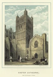 Kathedrale von Exeter, der südliche Turm