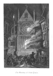 Szene aus Old St Pauls von William Harrison Ainsworth, 1855