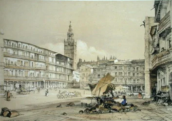 Plaza de San Francisco, Sevilla, aus 