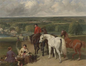 Übung der königlichen Pferde, 1847-55