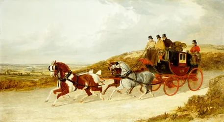 Die Edinburgh und London Royal Mail, 1838